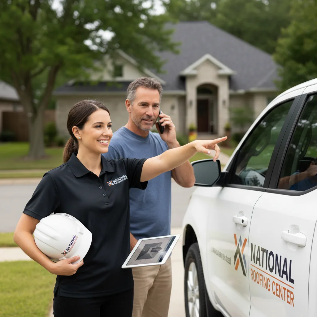 National Roofing Center customer support in Minoa